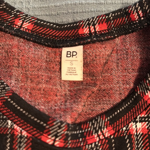 BP. outfit w/ pants and top. Red and black plaid. - Picture 3 of 6